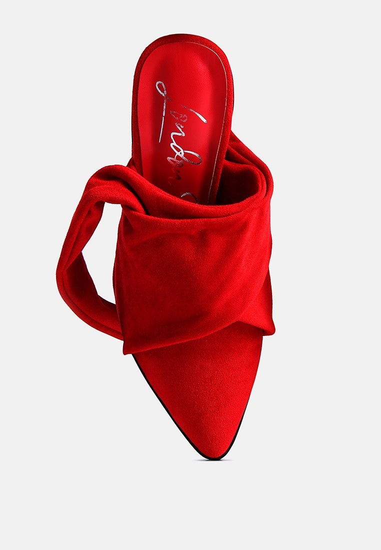 Mules à talon carré à lacets Mama Fav