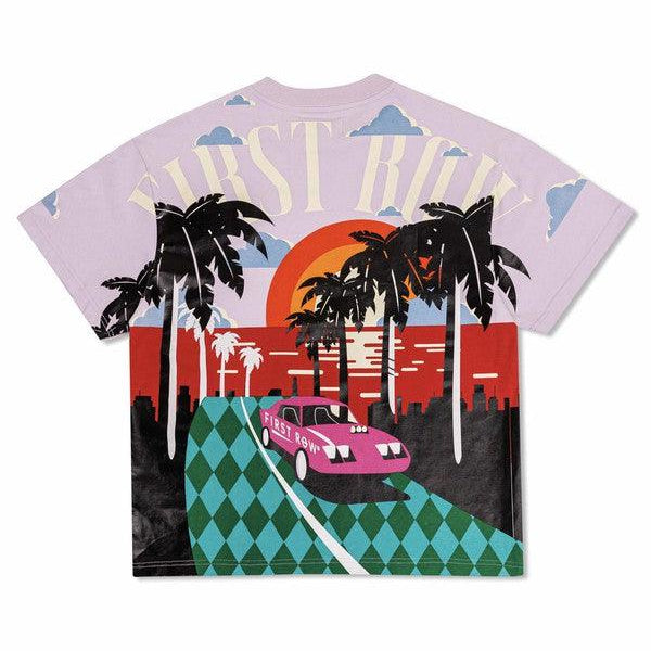 Men's Shirts - Tee's Mandatory Vacation Graphic Tee Lavender T-Shirt Mens