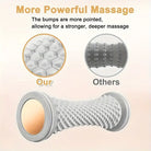 Manual foot massager roller for deep tissue relaxation and relief