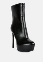 Marsha High Platform Stiletto Ankle Boots