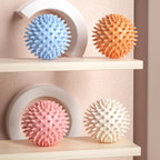 Colorful spiky massage balls for muscle relaxation, perfect for stress relief