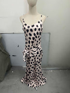Women's pink and black leopard print matching set for casual wear