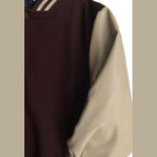 Men's Two Tone Letterman Jackets - VacationGrabs