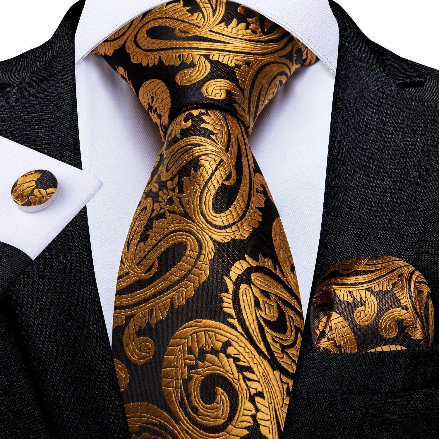 Men Necktie Teal Blue Paisley Designer Silk Wedding Tie - VacationGrabs