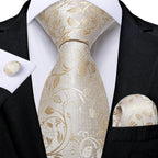 Men Necktie Teal Blue Paisley Designer Silk Wedding Tie - VacationGrabs