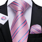 Men Necktie Teal Blue Paisley Designer Silk Wedding Tie - VacationGrabs