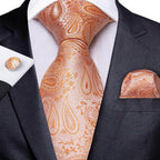 Men Necktie Teal Blue Paisley Designer Silk Wedding Tie - VacationGrabs