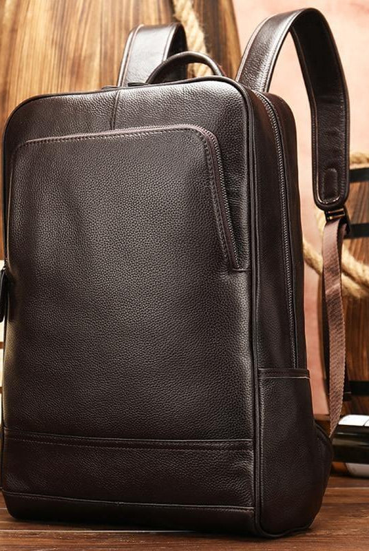Luggage & Bags - Backpacks Men Or Womens Shoulder Bag Backpack Soft Leather Travel Bag