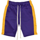Men's Shorts Men Purple And Yellow Basketball Shorts