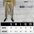 Men's 3 Stripe Color Block Sweat Pants - VacationGrabs