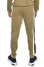 Men's 3 Stripe Color Block Sweat Pants - VacationGrabs