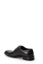 Men's Black Leather Oxford Dress Shoes – side view