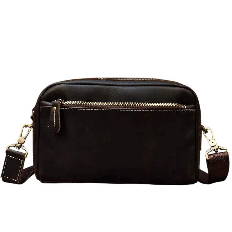 Men’s Genuine Leather Shoulder Messenger Bag