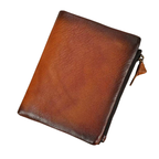 Men’s Leather Wallet for Cards Small Coin Purse Short Wallet