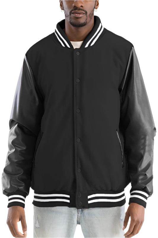 Men's Letterman Jackets 8 Color Options - VacationGrabs