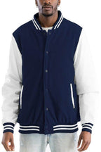 Men's Letterman Jackets 8 Color Options - VacationGrabs