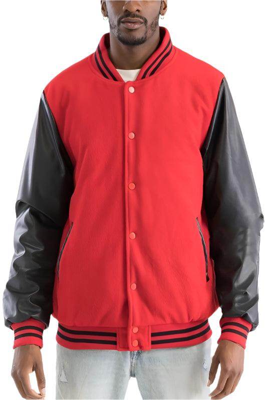 Men's Letterman Jackets 8 Color Options - VacationGrabs