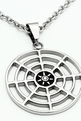 Men's Jewelry - Necklaces Men's Necklaces - TK563 - High polished (no plating) Stainless Steel Necklace with No Stone