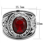 Men's Rings - TK414706 - High-Polished Stainless Steel Ring - VacationGrabs