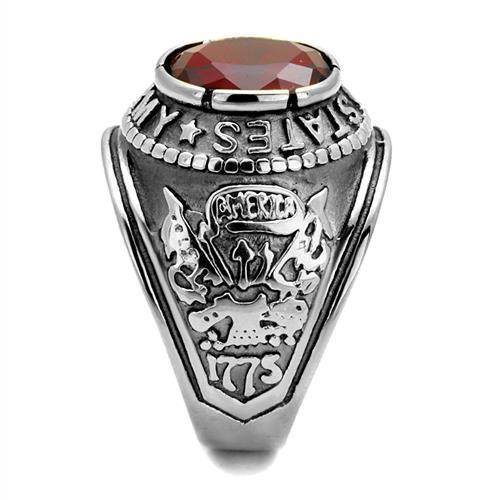 Men's Rings - TK414706 - High-Polished Stainless Steel Ring - VacationGrabs
