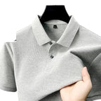Men's 100% Cotton Polo Shirt - Summer Casual Breathable Tee,19 Colors,Ideal for Golf and Sports,Business Casual,Silk-Like Finish