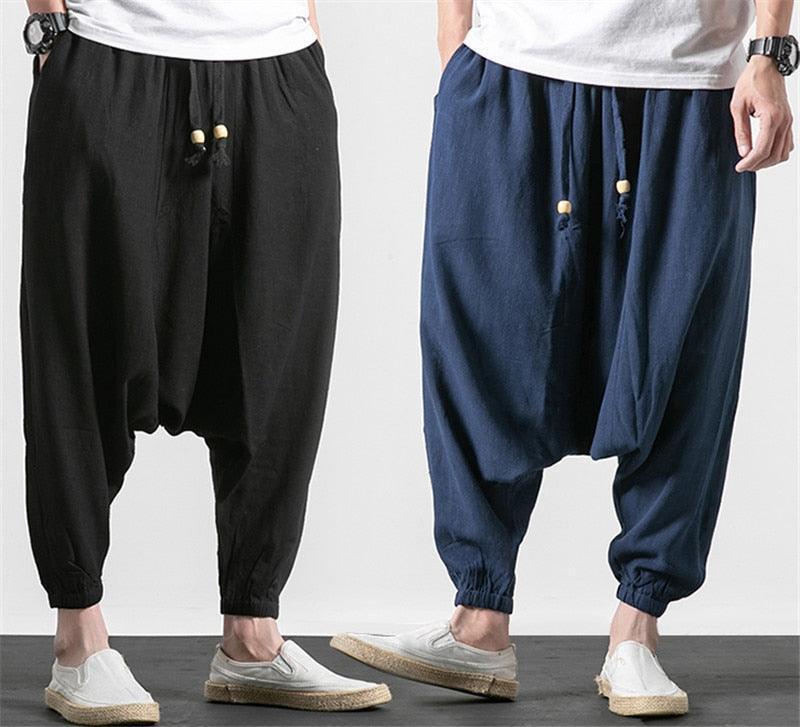 Men's Pants Mens 3X 4X 5X 6X 7X Size Harem Pants