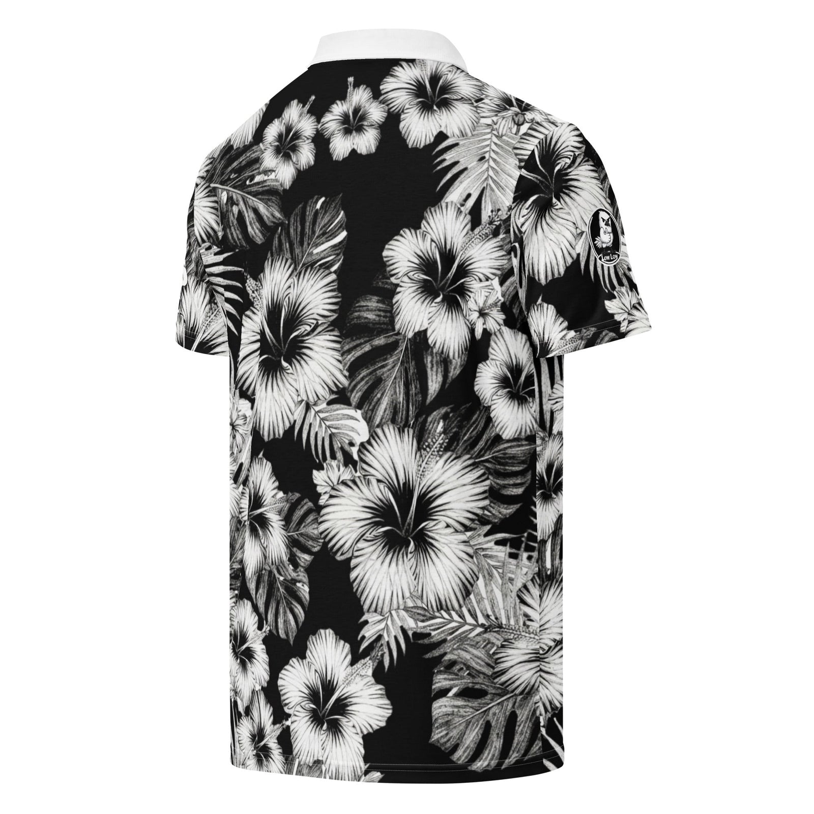 Midnight: Hawaiian Hibiscus | Polo Shirt (slim fit)
