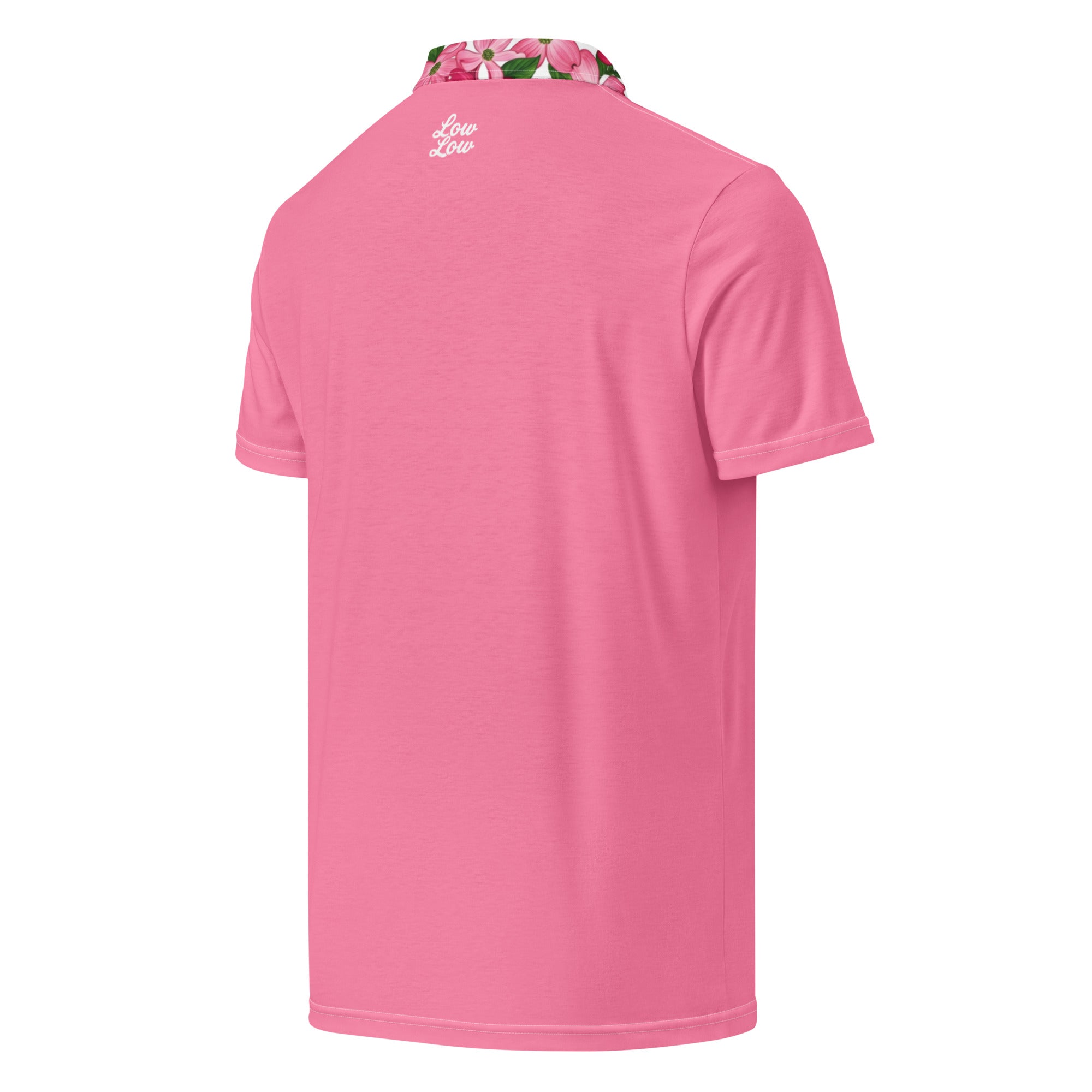 Low Low: Pink Dogwood Trim | Polo Shirt (slim fit)