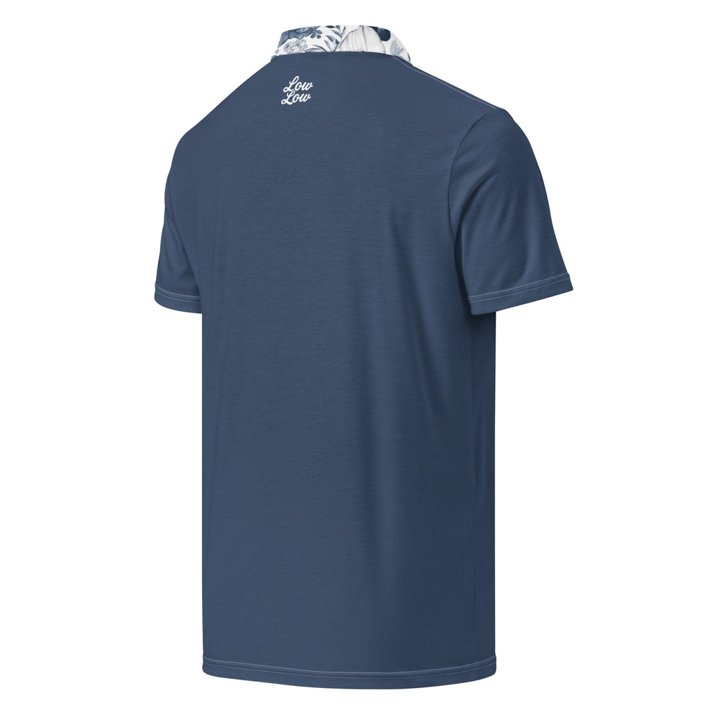 Low Low: Midnight Blues Trim | Polo Shirt (slim fit)