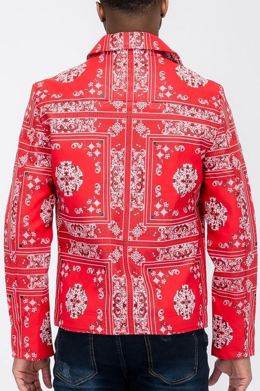 Printed jackets clearance mens