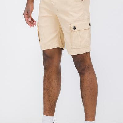 Men's Shorts Mens Belted Cargo Shorts With Belt