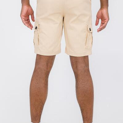 Men's Shorts Mens Belted Cargo Shorts With Belt