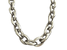 Stylish mens big link chain necklace in silver for a bold fashion statement