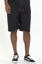 Men's Shorts Mens Black Cage Athletic Short Set