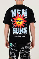 Men's Shirts Mens Black New Suns Graphic Tee Shirt