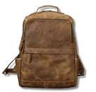 Luggage & Bags - Backpacks Mens Brown Leather Overnight Travel Backpack Shoulder Bag