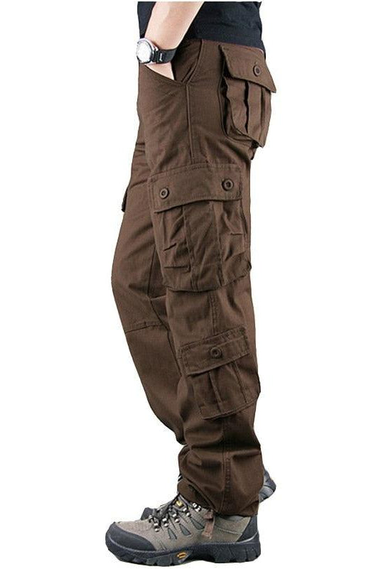 Men's Pants Mens Cargo Pants Khaki Tactical Pants Casual Trousers