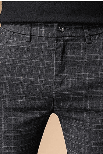 Men's Pants Mens Casual Plaid Pants 3 Colors Available