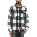 Mens Checkered Soft Flannel Shacket - VacationGrabs