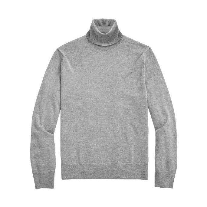 Mens Classic Solid Color Turtleneck Sweaters 6 Colors - VacationGrabs