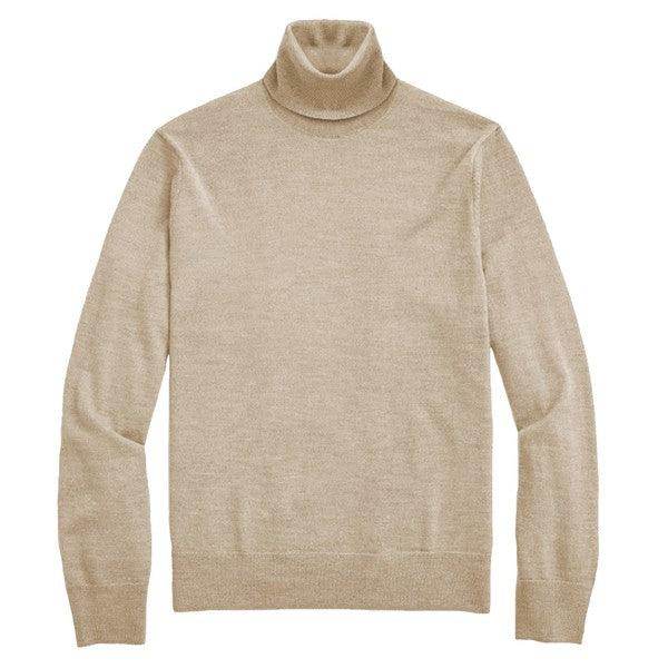 Mens Classic Solid Color Turtleneck Sweaters 6 Colors - VacationGrabs