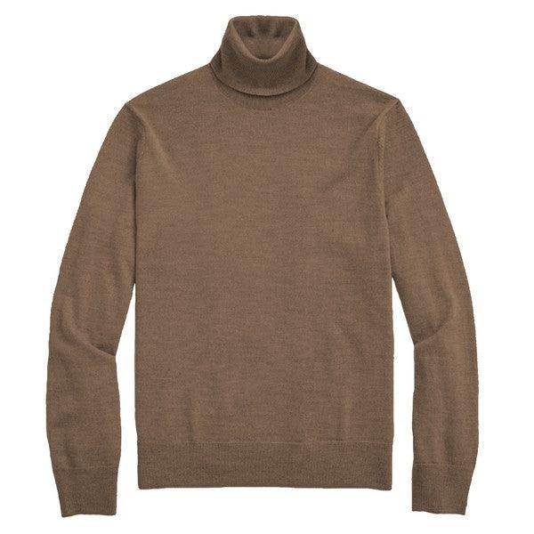 Mens Classic Solid Color Turtleneck Sweaters 6 Colors - VacationGrabs