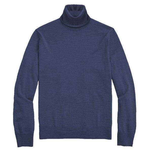 Mens Classic Solid Color Turtleneck Sweaters 6 Colors - VacationGrabs