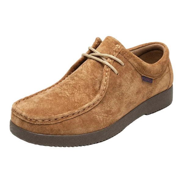 Men's comfortable shoes in brown suede, perfect for everyday wear