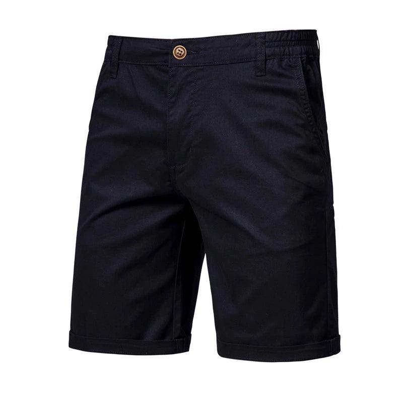 Men's cotton casual shorts in navy, perfect for everyday wear