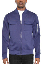 Mens Cotton Zip Up Light Weight Jacket - VacationGrabs