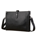 Men's  Leather Shoulder Bag A4 Briefcase Business