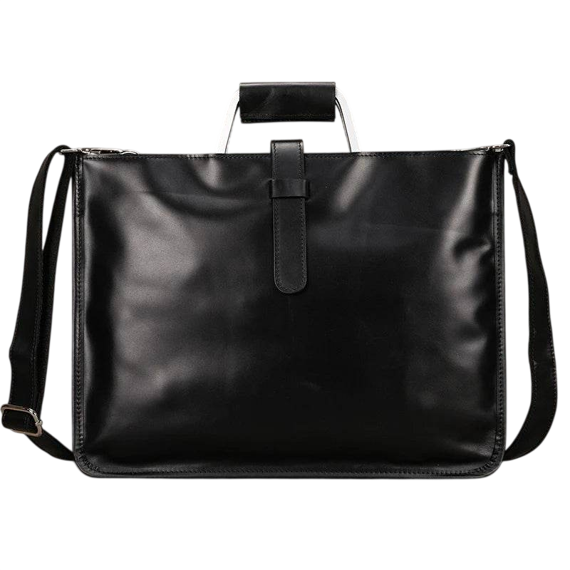 Men's  Leather Shoulder Bag A4 Briefcase Business