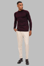 Men's Damson Half Turtleneckneck Knitwear – front view