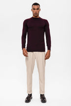 Men's Damson Half Turtleneckneck Knitwear – detail view